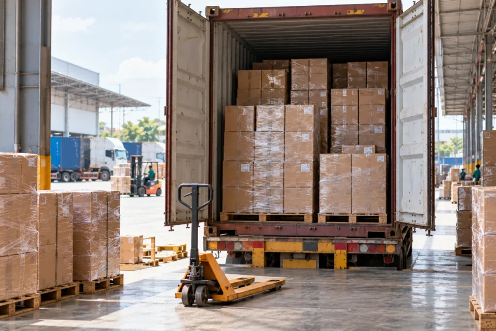 Lưu ý khi rút hàng container